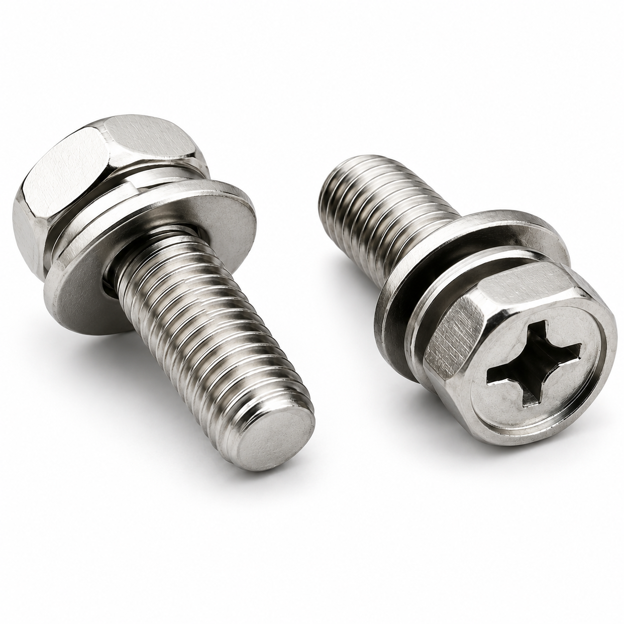 Hex Phillips Head Bolts